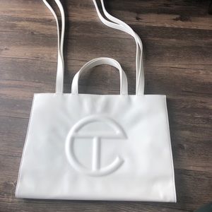 Telfar Medium White Shopping Bag BRAND NEW